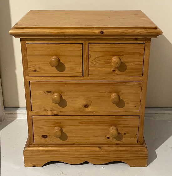Petite commode 4 tiroirs